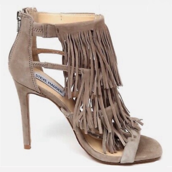 Steve Madden “Fringly” Suede Heels - Picture 2 of 8